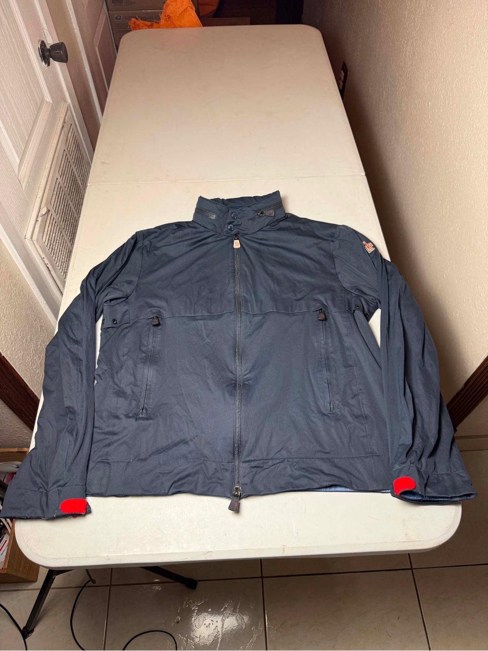 Moncler Grenoble packable
windbreaker jacket
